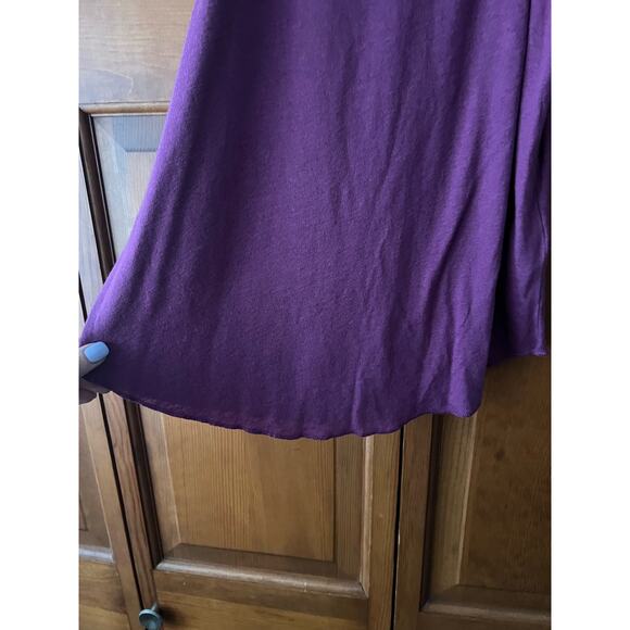 Abercrombie & Fitch Women's Linen Blend High Neck Tank Top Purple Size S - Picture 5 of 8